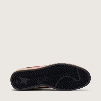Golden Goose Ball Star In Red Suede With White Star Golden Goose Ball Star In Red Suede With White Star