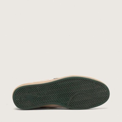 Golden Goose Ball Star In White Nappa Leather With Green Leather Star And Heel Tab Golden Goose Ball Star In White Nappa Leather With Green Leather Star And Heel Tab