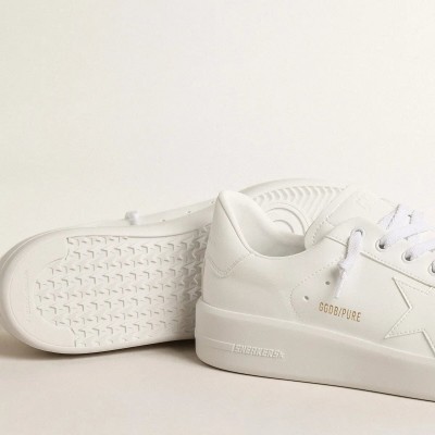 Golden Goose Bio-Based Purestar With White Star And Heel Tab Golden Goose Bio-Based Purestar With White Star And Heel Tab