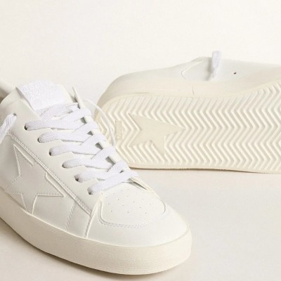 Golden Goose Bio-Based Stardan With White Star And Heel Tab Golden Goose Bio-Based Stardan With White Star And Heel Tab