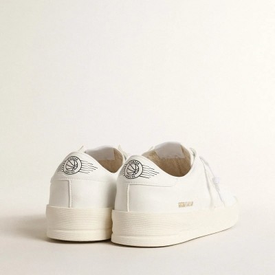 Golden Goose Bio-Based Stardan With White Star And Heel Tab Golden Goose Bio-Based Stardan With White Star And Heel Tab