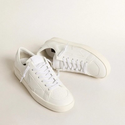 Golden Goose Bio-Based Stardan With White Star And Heel Tab Golden Goose Bio-Based Stardan With White Star And Heel Tab