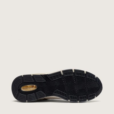 Golden Goose Dad-Star In Suede And Mesh With White Leather Star And Beige Leather Heel Tab Golden Goose Dad-Star In Suede And Mesh With White Leather Star And Beige Leather Heel Tab