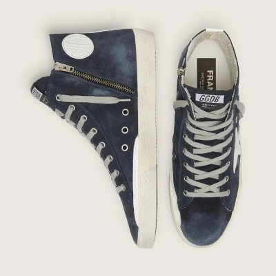 Golden Goose Francy In Leather With Leather Star And Heel Tab Golden Goose Francy In Leather With Leather Star And Heel Tab