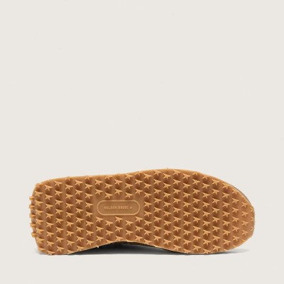 Golden Goose Marathon In Tobacco Suede With White Star Golden Goose Marathon In Tobacco Suede With White Star