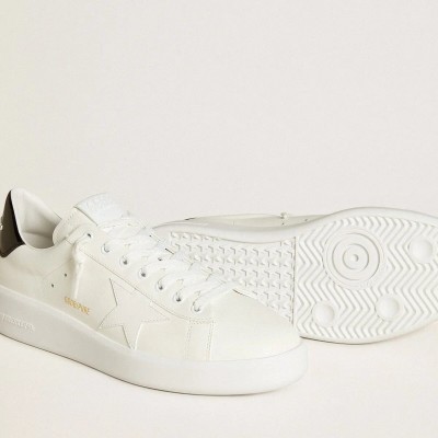 Golden Goose Purestar With Leather Star And Black Patent Leather Heel Tab Golden Goose Purestar With Leather Star And Black Patent Leather Heel Tab