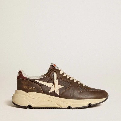 Golden Goose Running Sole In Nylon And Leather With Tpu Star And Nubuck Heel Tab Golden Goose Running Sole In Nylon And Leather With Tpu Star And Nubuck Heel Tab