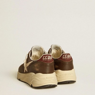 Golden Goose Running Sole In Nylon And Leather With Tpu Star And Nubuck Heel Tab Golden Goose Running Sole In Nylon And Leather With Tpu Star And Nubuck Heel Tab