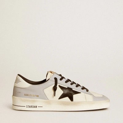 Golden Goose Stardan Ltd In Nappa And Leather With Suede Star And Leather Heel Tab