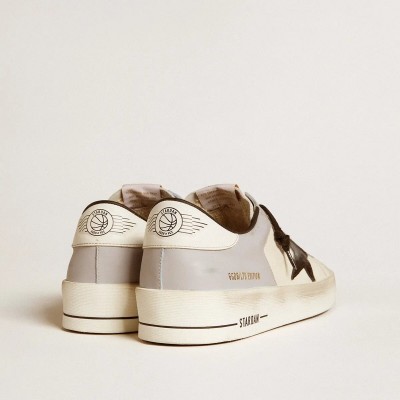 Golden Goose Stardan Ltd In Nappa And Leather With Suede Star And Leather Heel Tab
