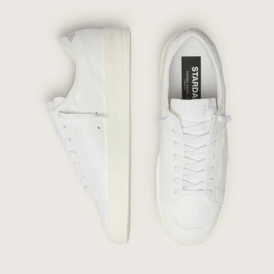 Golden Goose Stardan In White Leather Golden Goose Stardan In White Leather