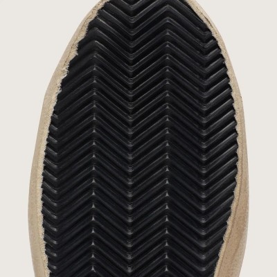 Golden Goose Super-Star Ltd In Nappa With Metallic Silver Star And All-Over Lettering