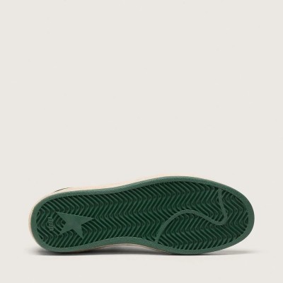 Golden Goose Ball Star In Green Suede With White Leather Star And Heel Tab Golden Goose Ball Star In Green Suede With White Leather Star And Heel Tab