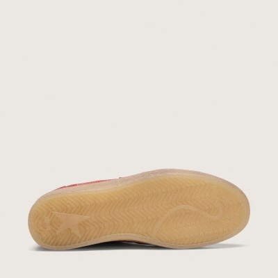 Golden Goose Ball Star In Rust-Red Suede With Tone-On-Tone Star Golden Goose Ball Star In Rust-Red Suede With Tone-On-Tone Star
