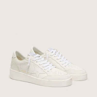 Golden Goose Ball Star With White Leather Star And Heel Tab Golden Goose Ball Star With White Leather Star And Heel Tab
