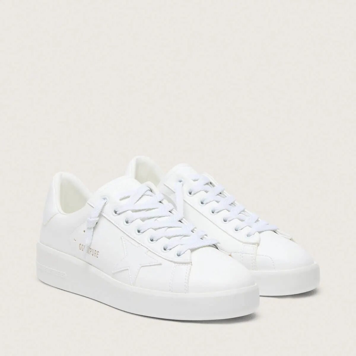 Golden Goose Bio-Based Purestar With White Star And Heel Tab Golden Goose Bio-Based Purestar With White Star And Heel Tab