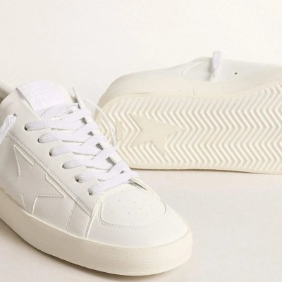 Golden Goose Bio-Based Stardan With White Star And Heel Tab Golden Goose Bio-Based Stardan With White Star And Heel Tab