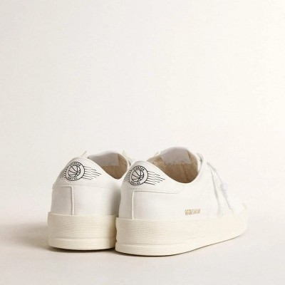 Golden Goose Bio-Based Stardan With White Star And Heel Tab Golden Goose Bio-Based Stardan With White Star And Heel Tab
