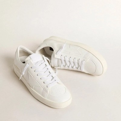 Golden Goose Bio-Based Stardan With White Star And Heel Tab Golden Goose Bio-Based Stardan With White Star And Heel Tab