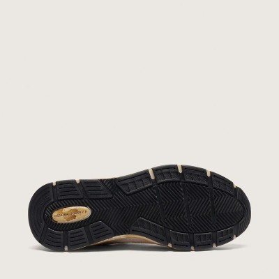 Golden Goose Dad-Star In Mesh And White Suede With Gold Foiled Star