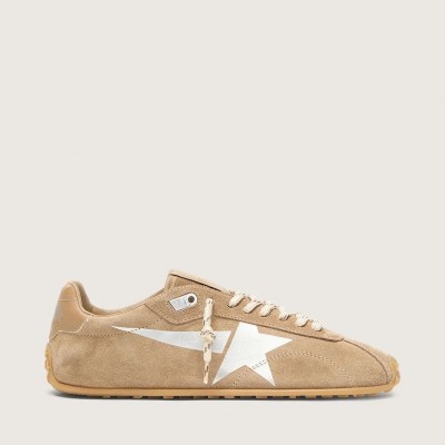 Golden Goose Marathon Speed With Tobacco Suede Upper And Silver Star