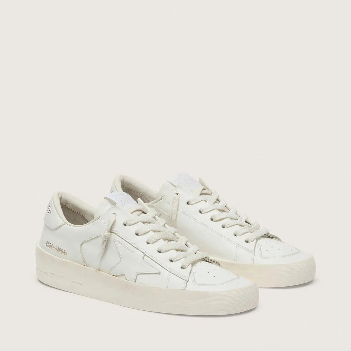 Golden Goose Stardan In Total White Leather Golden Goose Stardan In Total White Leather