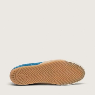 Golden Goose True-Star In Teal Suede With Black Star And Cream Heel Tab Golden Goose True-Star In Teal Suede With Black Star And Cream Heel Tab