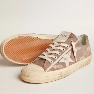 Golden Goose V-Star In Dove-Gray Suede With Light Gray Leather Star Golden Goose V-Star In Dove-Gray Suede With Light Gray Leather Star